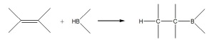 Gambar 3 Reaksi pertama dari Reaksi Hidroborasi
